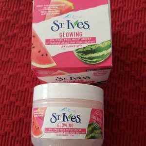 NIB St. Ives GLOWING Oil Free Moisturizer Watermelon 1.8 oz.